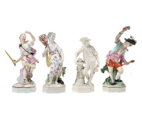 A selection of mostly 18th century English porcelain  A selection of mostly 18th century English porcelain  , including Bow  