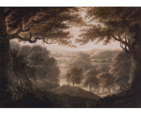 English School (19th Century) - Three views in Windsor Forest, Including a view of Windsor Castle and Eton College, and anoth