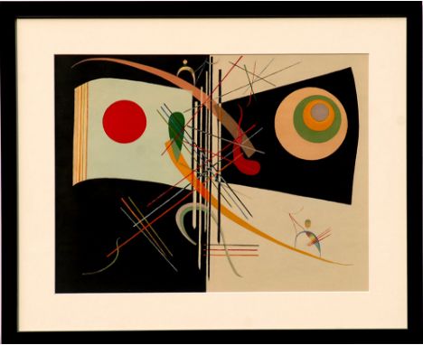 WASSILY KANDINSKY, 'Composition III', lithograph, printed by Maeght, 1969, 35cm x 45cm, framed and glazed.