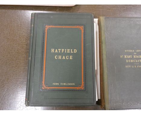 TOMLINSON JOHN.&nbsp;&nbsp;Doncaster From Roman Occupation to the Present Time. Plates. Quarto. Orig. green cloth, damage to 