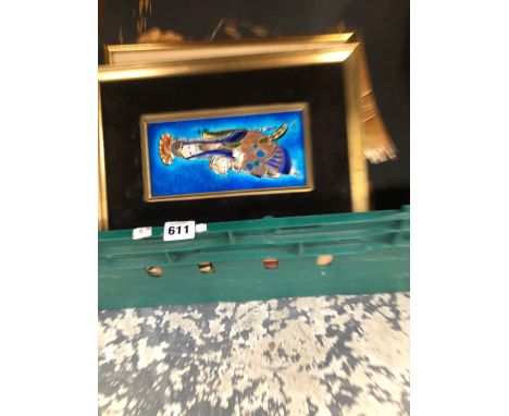 A COLLECTION OF FRAMED PRINTS AND PICTURES TOGETHER WITH A QUIMPER PLAQUE OF THE MADONNA