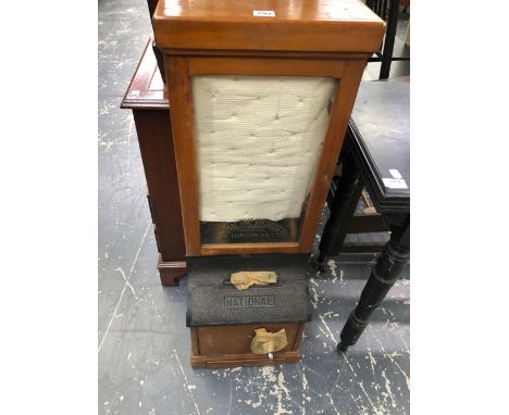 A NATIONAL TIME RECORDER CLOCKING IN CLOCK