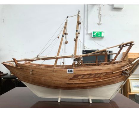 A SCALE MODEL TWO MASTED DOW