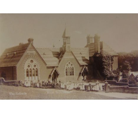 POSTCARDS - TOPOGRAPHY, SOCIAL HISTORY &amp; OTHER  Thirty-one assorted cards, comprising real photographic views of The Scho