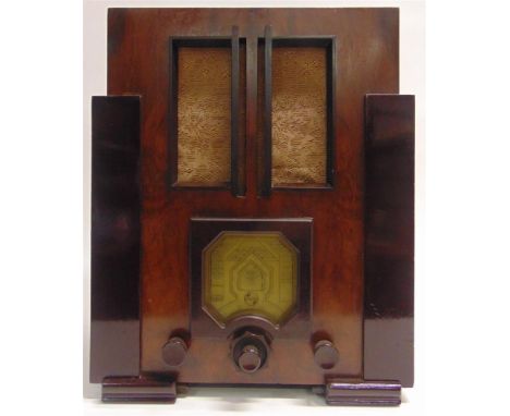 THREE RADIOS comprising a Philips 'Super Inductance' Type 577A radio, serial no. M15546, with a wood case, believed to be in 