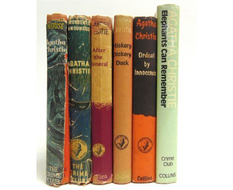 [MODERN FIRST EDITIONS]  Christie, Agatha. Crooked House, first edition, Collins Crime Club, London, 1949, boards, dustjacket