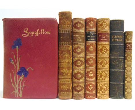 [MISCELLANEOUS]. LEATHER BINDINGS  Milton, John. Paradise Lost, for Rivington et al., London, 1817, full calf, the spine in d