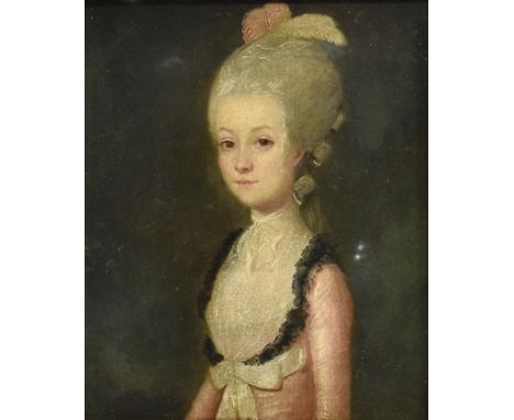 EARLY 19TH CENTURY ENGLISH SCHOOL Portrait of a lady and gentleman, a pair Oils on canvas 30cm x 24cm Handwritten inscription