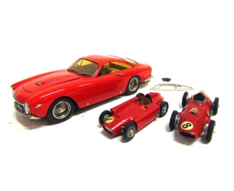 A 1/24 SCALE SMALL WHEELS [WESTERN MODELS] FERRARI 250GT BERLINETTA LUSSO  red, good to fair condition (one side window frame