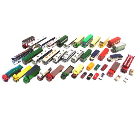 ASSORTED 1/76 SCALE DIECAST &amp; PLASTIC MODEL VEHICLES  by Exclusive First Editions, Corgi Original Omnibus Company and oth