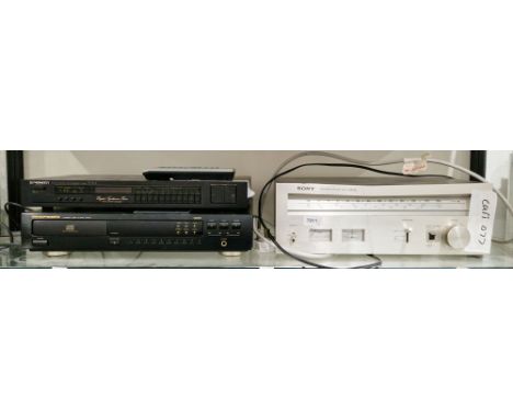 Pioneer F-717L digital tuner, a Sony ST-11L analogue AM/FM tuner&nbsp;and a Marantz CD63 CD player&nbsp;(3)&nbsp;
