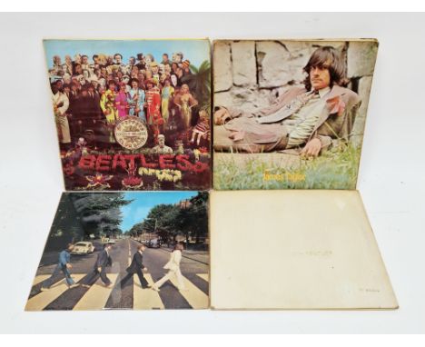 The Beatles White Album&nbsp;stereo PCS 7067/7068, run-out etchings YEX 709-1 RO, 710-1 GT, 711-1 OP and 712-2 GU, top openin