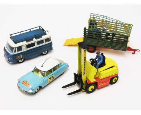 A group of three Corgi Toys And one Dinky Toys Vehicles