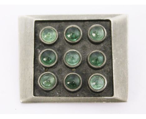 A vintage pewter brooch by R. Tenn. Sweden. L45cm