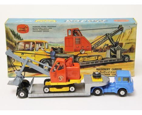 Corgi Major Toys Machinery Carrier with Bedford Tractor Unit and Priestman Cub Shovel