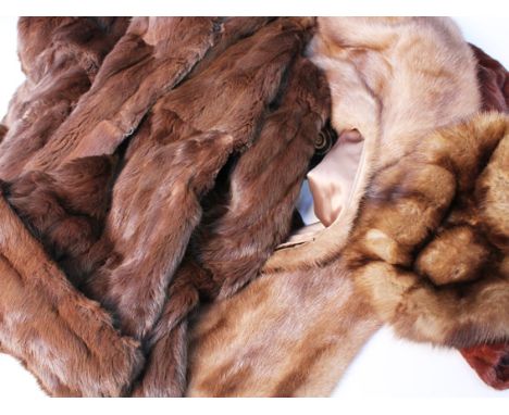 Various vintage furs