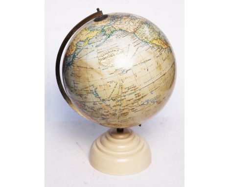 A Geographia ten inch terrestial globe circa 1930s