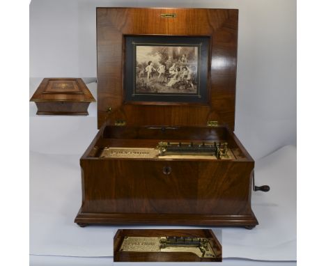 Polyphon Style 43B (the eugenie) disc musical box, playing 151/2'' (39.5cm) discs c1900 Full Restoration By Lester Jones (Ren