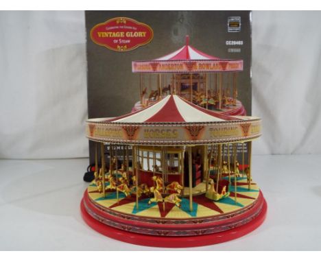 Corgi Vintage Glory - Anderton and Rowlands Steam Gallopers # CC20403, Sights and Sound model with rotating platform, moving 