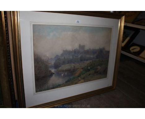 A large Print of a castle by Fairman. 27 1/2'' x 19''