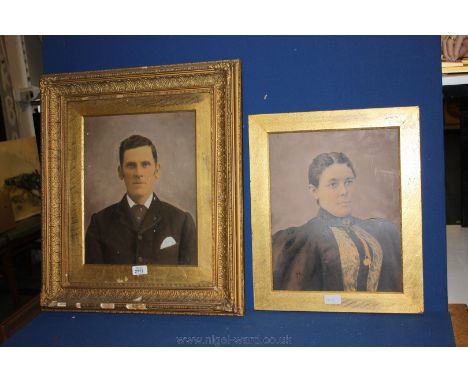 A print of Gentleman and Lady 