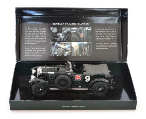 Minichamps 1:18 scale model of a Bentley 4.5ltr (4 1/2) Blower racing car Minichamps 1:18 scale model of a Bentley 4.5ltr (4 