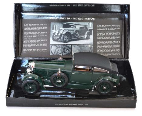 Minichamps 1:18 scale model of a Bentley 6.5ltr Speed Six Blue Train Special Minichamps 1:18 scale model of a Bentley 6.5ltr 