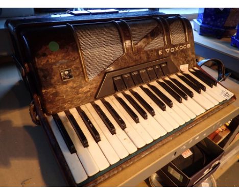 Vintage Greek accordian lacking case 