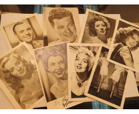 Small collection of vintage signed photographs c1950 ( no provenance )