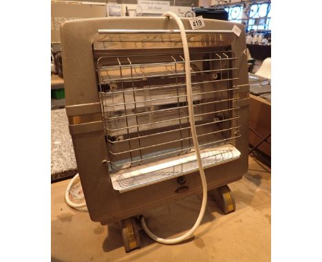 Vintage electric two bar fire 