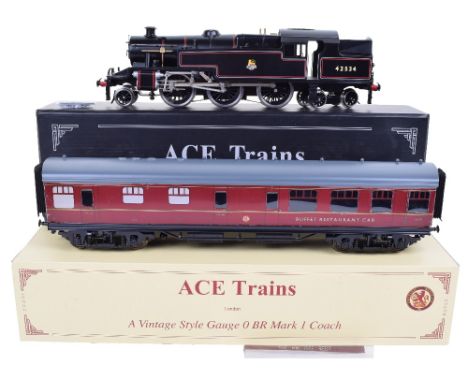 ACE Trains 0 gauge 3 cylinder 2-6-4T engine, engine No:42534 finished in BR lined satin black livery, boxed with inner packin
