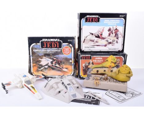 Vintage Star Wars Jabba the Hutt Playset Complete with Original Box, playset is complete with Jabba the Hutt figure, salaciou