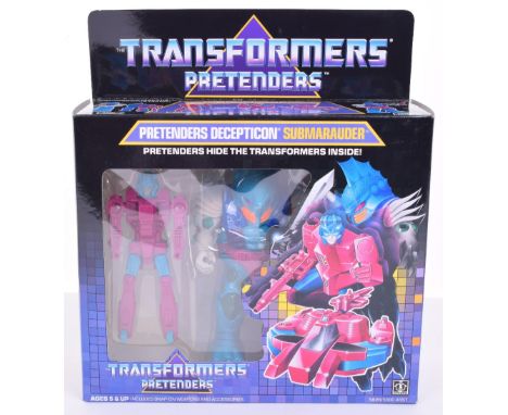 Boxed Hasbro G1 Transformers Pretenders Deception ‘Submarauder’ 1987 issue, robot transforms to attack submarine and back! In