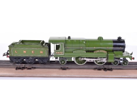 Hornby Series E320 20 volt 4-4-2 Flying Scotsman locomotive and tender, boxed locomotive No.4472 and boxed LNER tender in gre