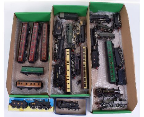 00 gauge kit/scratch built locomotives, Exley coaches, boxed and loose wagons and more, metal 2-rail 4-4-2 Southern tank engi