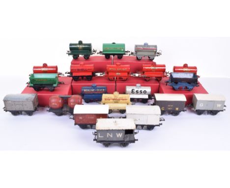 Hornby Series Rolling stock, eight Tank wagons, Pratts, B.P, 2xShell, Pool, Royal Daylight, Redline, Manchester Oil, all good
