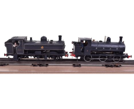 0 gauge kit built two 0-6-0 tank engines, two-rail electric BR side tank engine No.5717 and a SDJR Saddle tank engine No.3 bo
