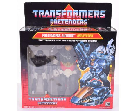 Boxed Hasbro G1 Transformers Pretenders Autobot Waverider 1987 issue,robot transforms to sea skimmer and back! In mint boxed 