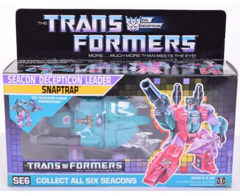 Boxed Hasbro G1 Transformers Seacon Deception Leader ‘Snaptrap’ 1987 issue, transforms from monster to robot and back in mint