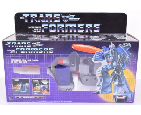 Boxed Hasbro G1 Transformers City Commander ‘Galvatron’1986 issue, transforms from laser cannon to robot and back! In mint bo