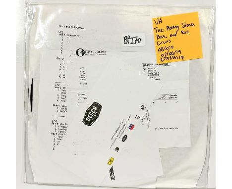 THE ROLLING STONES - ROCK AND ROLL CIRCUS LP (2019 - 8771855514). The 2019 (reissue) white label test pressing of The Rolling