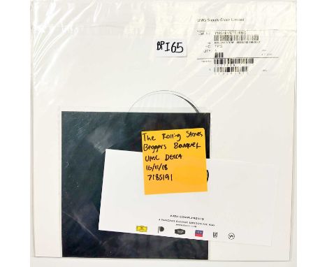 THE ROLLING STONES - BEGGARS BANQUET LP AND 7" (2018 - 7185191). The 2018 (reissue) white label test pressing of The Rolling 