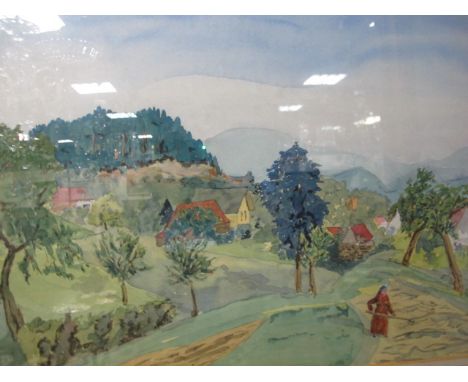 MARTIN LORD REDMAYNE
Hay Making Baden Baden
A Watercolour
50cm x 35cm