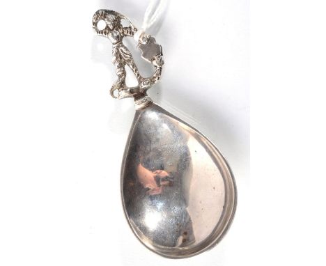 A silver caddy spoon by Maurice Freeman, London, 1903
