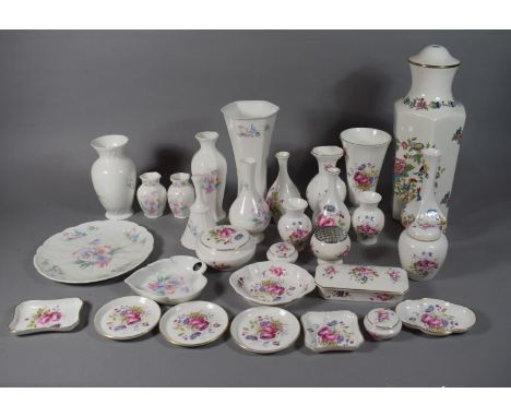 A Collection of Ceramics to Include Coalport Shrewsbury, Aynsley Little Sweetheart, Aynsley Cottage Garden, Aynsley Pembroke 