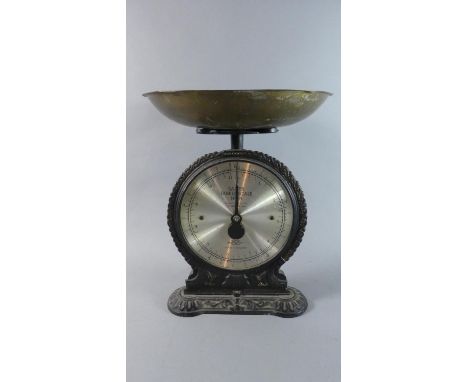 A Salter Family Scales, No.45, 31.5cms High 