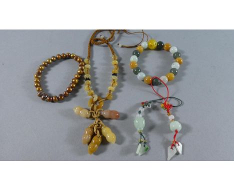 A Collection of Modern Oriental Pearl and Jade Jewellery 
