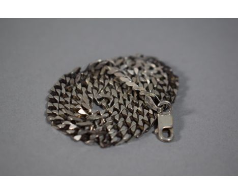 A Silver Chain Necklace, 24.6gms 