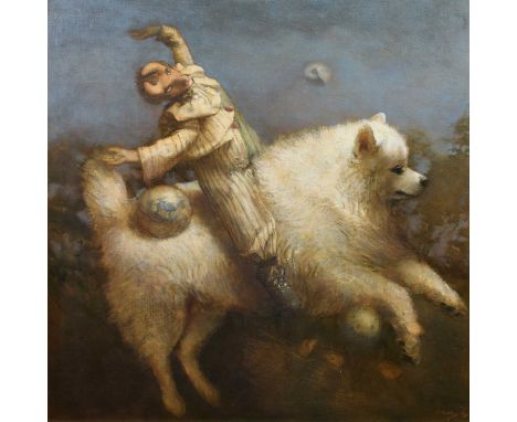 Signed and dated '91, titled on artist's label verso, oil on canvas.75cm x 75cm (29.5in x 29.5in)Footnote: Artists' Resale Ri