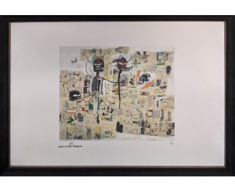 JEAN-MICHEL BASQUIAT 'Peter and the Wolf', 1985, lithograph, signed in the plate with artist's moniker, hand numbered ed. 19/